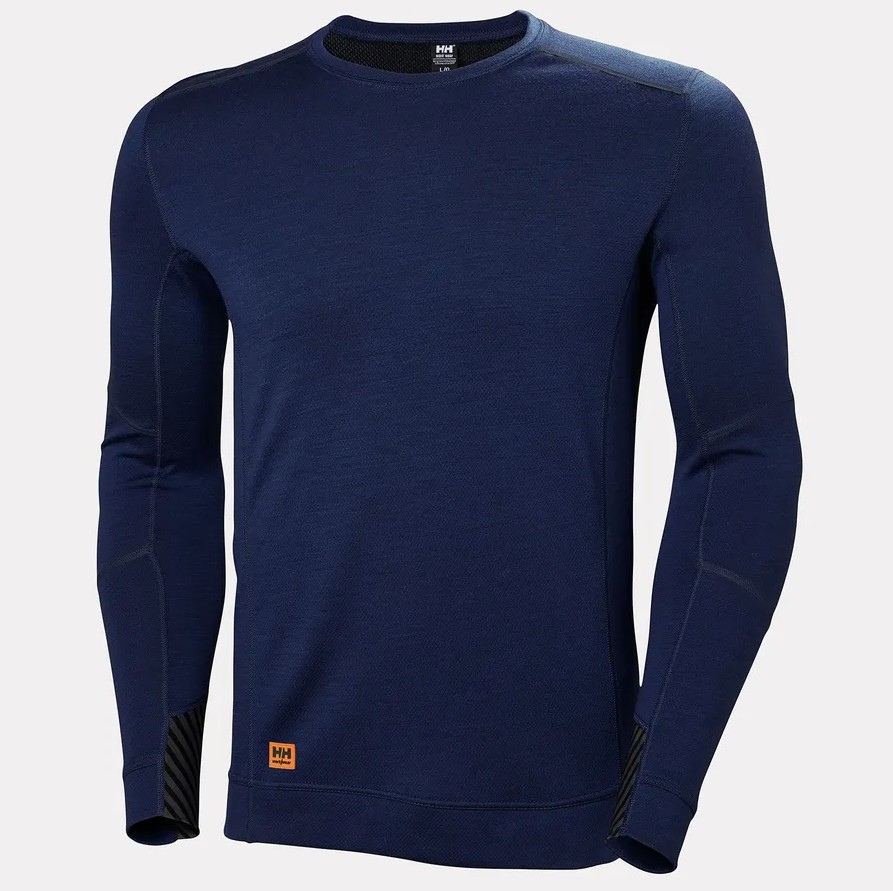 Helly-Hansen® 75108 LIFA Max Base Layer Crewneck 590 Navy Size 3XL