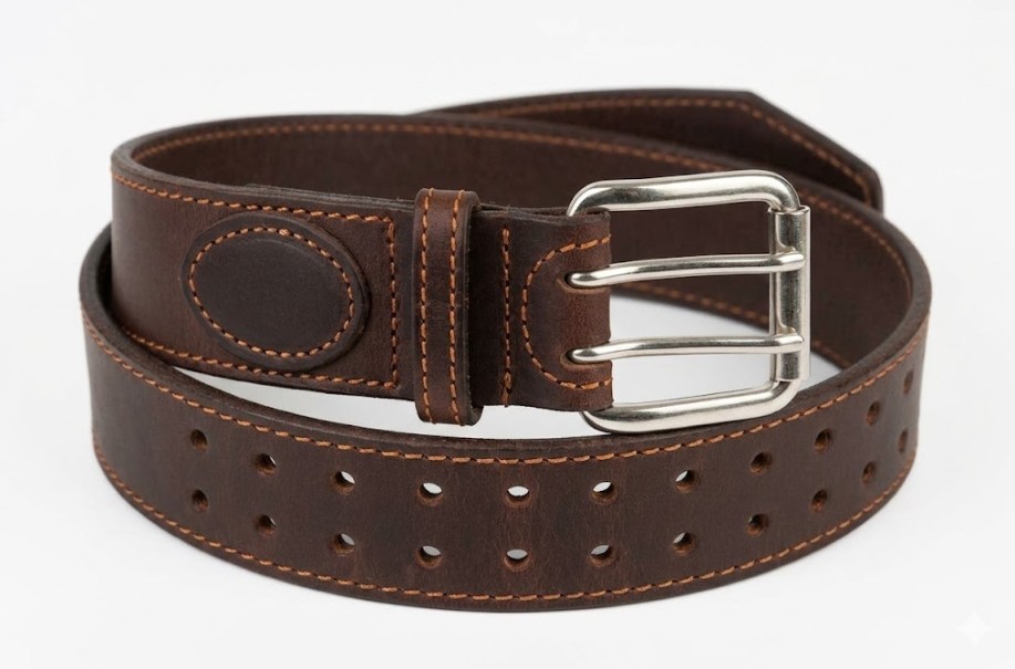 Camro® Men's 1-1/2 Leather Belt - SF312 Double Hole Size 42