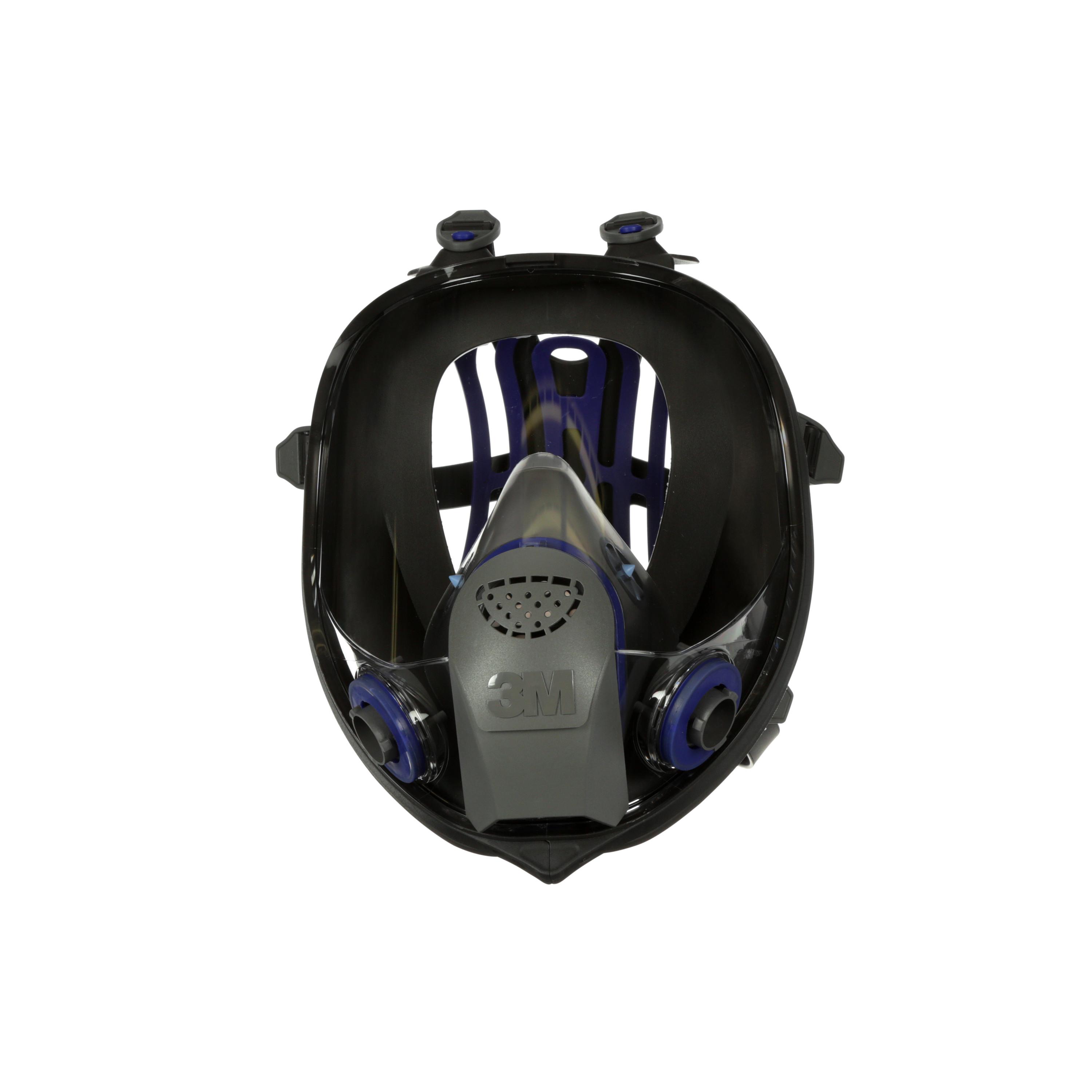 3M™ 7100001847 FF-400 Reusable Respirator, Large, 6-Point Strap Suspension, Bayonet Connection