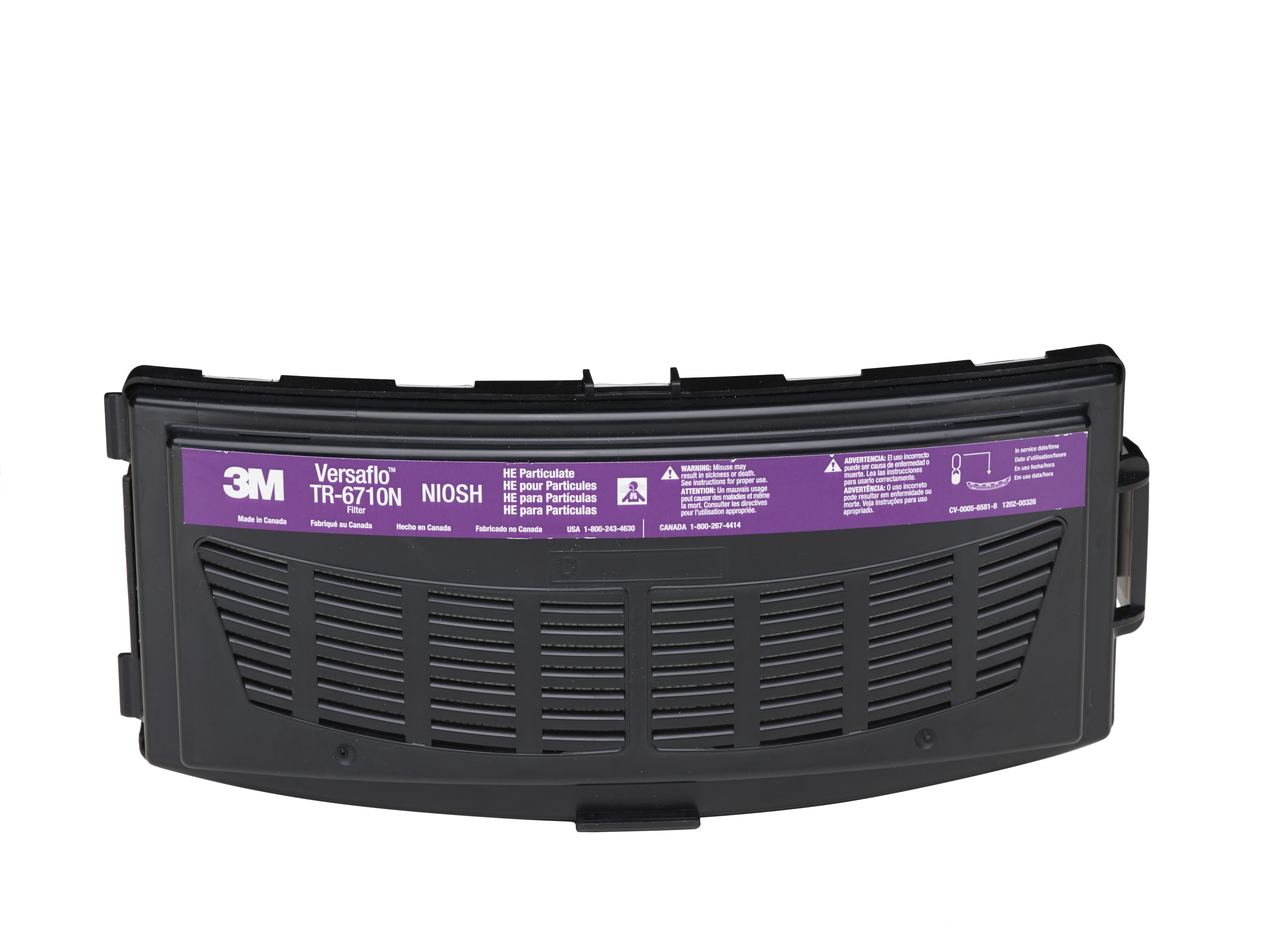 3M™ 7100028247 TR-6710N-5 High Efficiency Filter, For Use With TR-600 Series