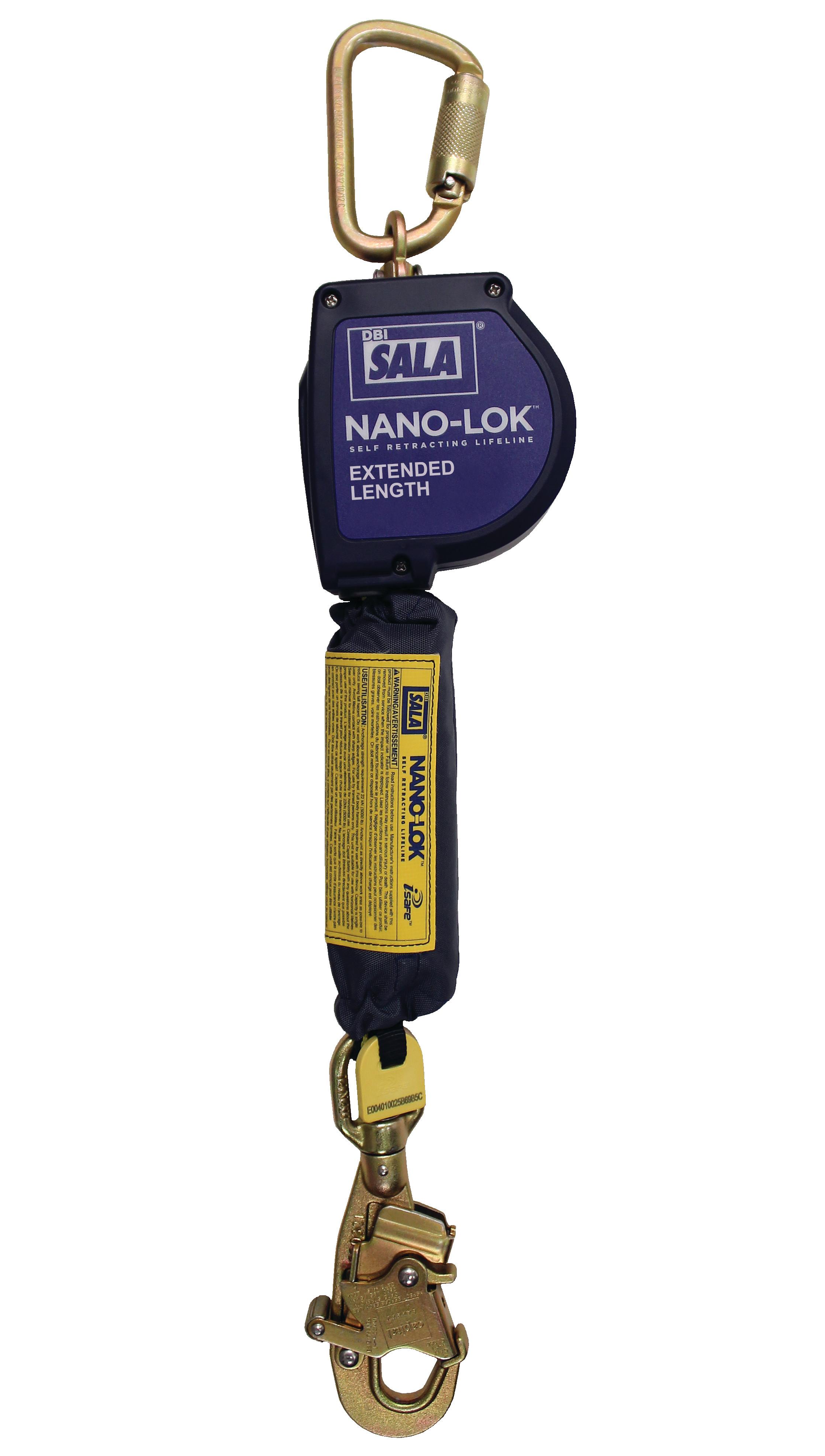 3M™ DBI-SALA® 7100217570 Nano-Lok™ Extended Length Lifeline, 420 lb Load, 10 ft L, CSA Z259.2.2 Type 1, Capital Safety Gen. Mfg. Req