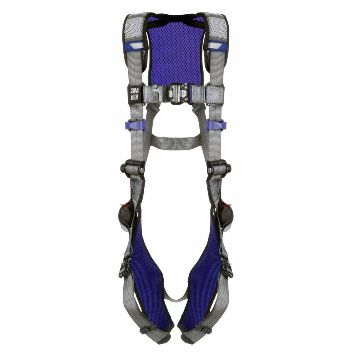 3M™ DBI-SALA® 7012817758 1402023 Comfort Vest Harness, XL, 420 lb Load, Polyester Strap, Duo-Lok™ Quick-Connect Chest Strap Buckle, D-Ring Shoulder Strap Buckle, Gray
