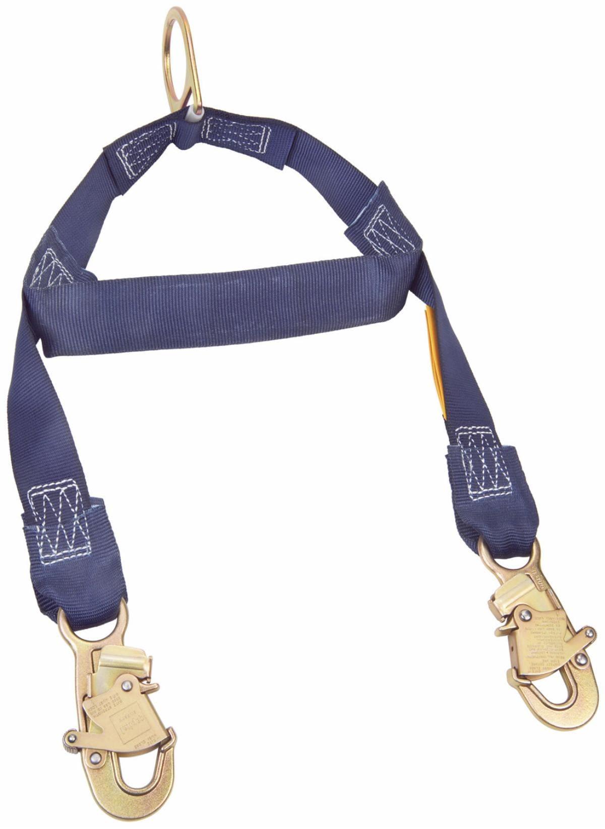3M™ DBI-SALA® 7100188784 1231460 Fixed Lanyard, 310 lb Load, 2 ft L, Polyester Web Line, 2 Legs, Snap Hook Anchorage Connection, ANSI Z359.3, OSHA 1910.66, OSHA 1926.502