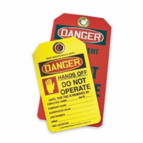 Accuform® RT555 Safety Tag, 3-1/2 in H x 2-1/2 in W, Green, Plastic