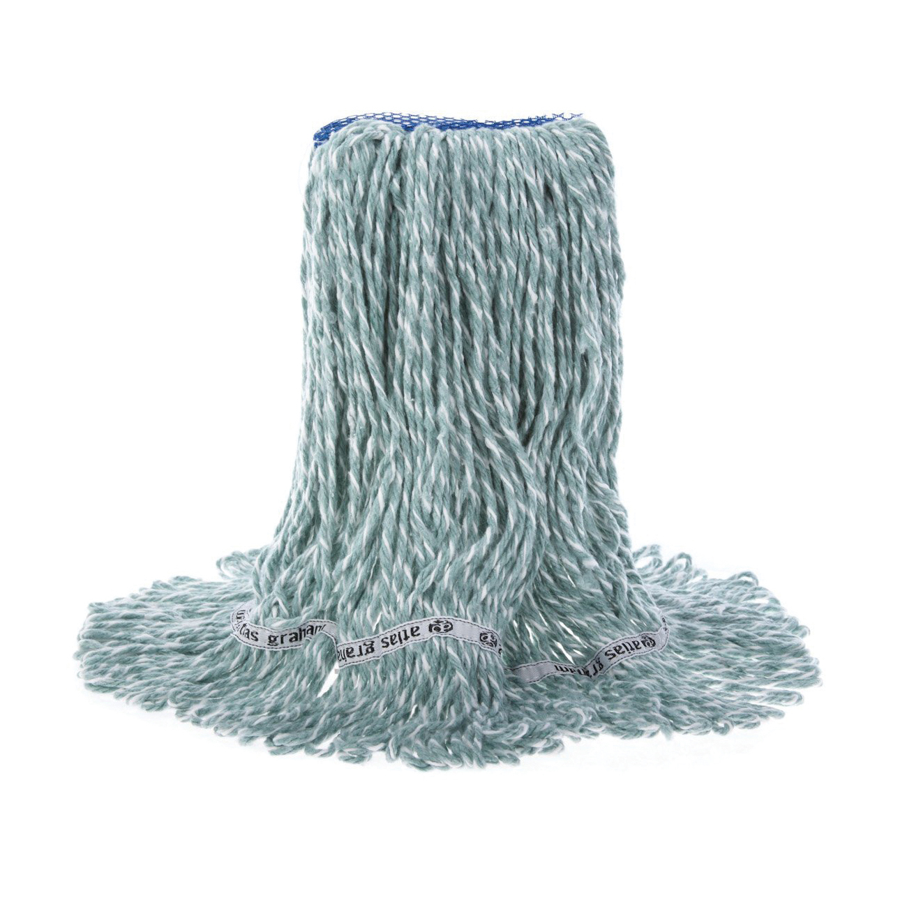 AGF Microloop™ 5007 Looped-End Narrow Band Wet Mop, L, Green/White