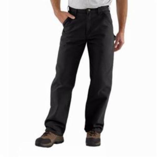 Carhartt® B11-BLK-34x34 Loose Original Fit Solid Unlined Dungaree Work Pant, Men's, 34 in Waist, 34 in L Inseam, Black, Ring-Spun Cotton Duck