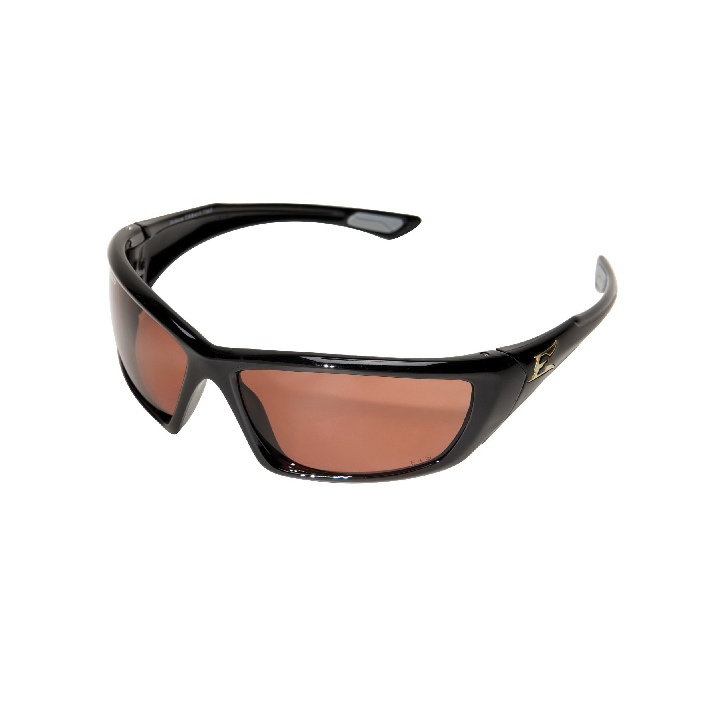 EDGE® TXR415 Robson Polarized Safety Glasses, Anti-Scratch, Copper Lens, Black, Nylon Frame, Polycarbonate Lens, CSA Z94.3-15, ANSI/ISEA Z87.1+2091, MCEPS GL-PD 10-12