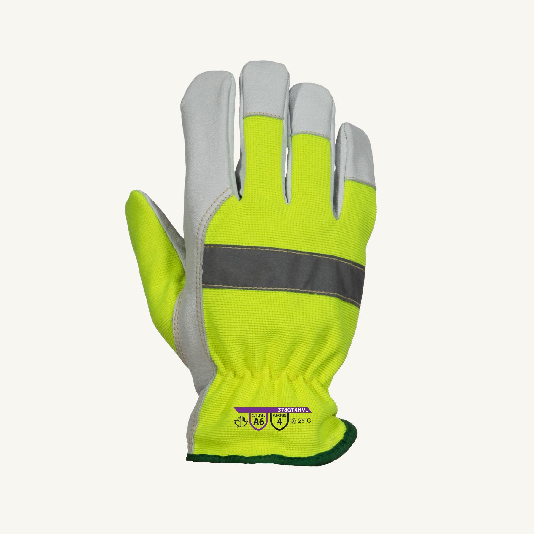 Superior Glove™ 378GTXHVL Endura® General Purpose Gloves, Work, TenActiv, Yellow, Resists: Cut Resistance
