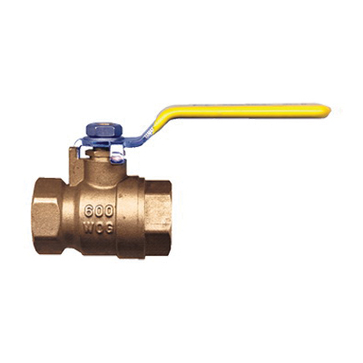Fairview BV4103-E Ball Valve, 3/4 in Nominal, Female End Style, Lead Free Brass Body, Full Port, Import