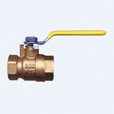 Fairview BV4103-H 2-Piece Ball Valve, 1 in Nominal, Female Pipe End Style, Forged Brass Body, Full Port, PTFE Softgoods