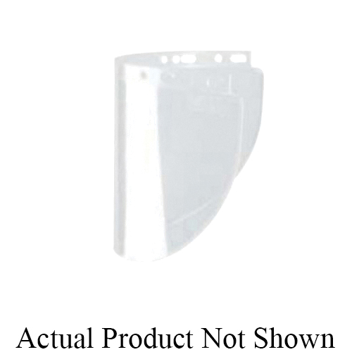 Fibre-Metal® by Honeywell 4199IRUV3 Impact Resistant Extended View Replacement Window, Shade 3, Propionate, 9-3/4 in H x 19 in W x 0.06 in THK Visor, Specifications Met: ANSI Z87.1, CSA Z94.3, SEI Certified