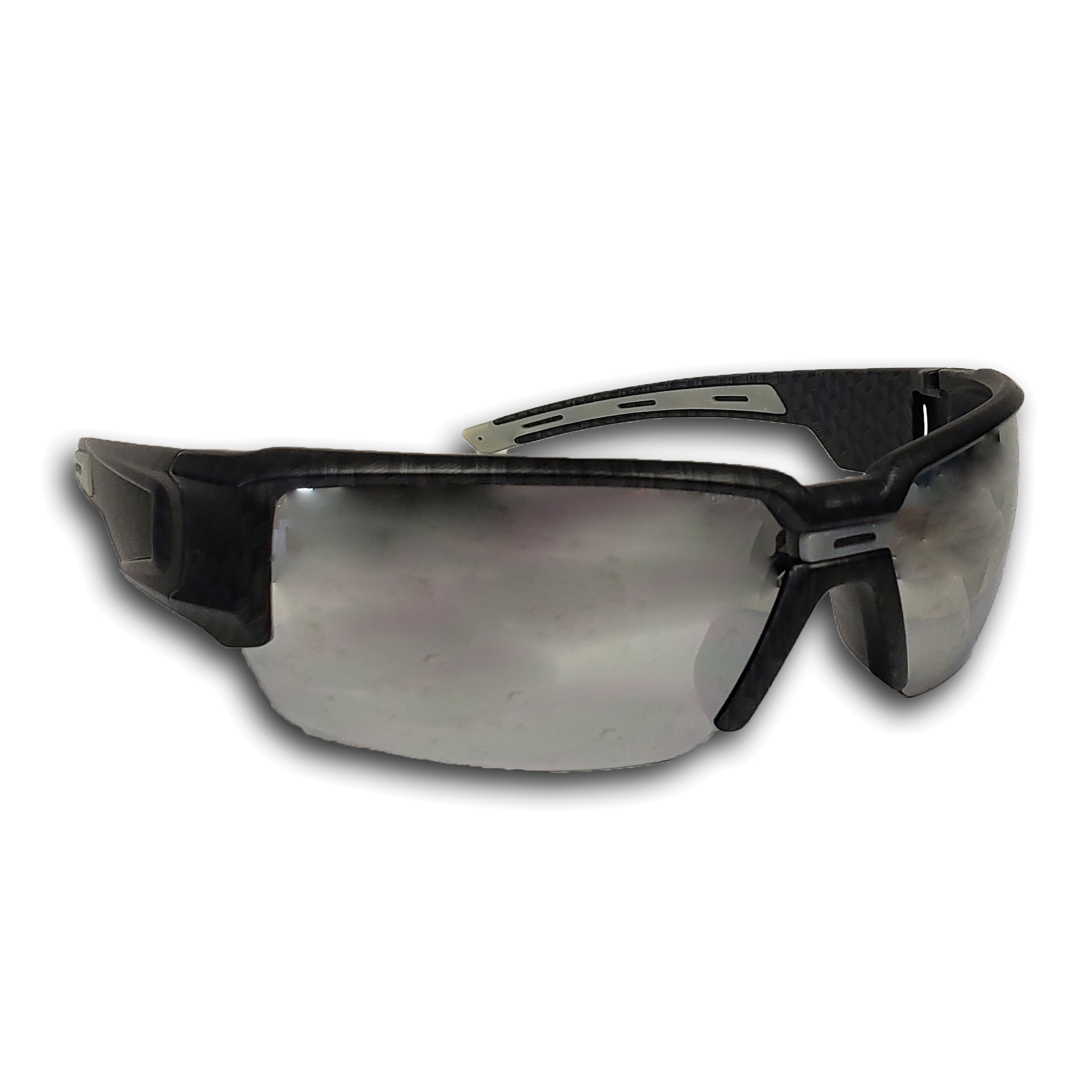 DENTEC SAFETY Hartley™ 12E983110 Safety Glasses With Carry Bag, Scratch-Resistant, Gray Lens, Full-Frame Frame, Black, Plastic Frame, Polycarbonate Lens