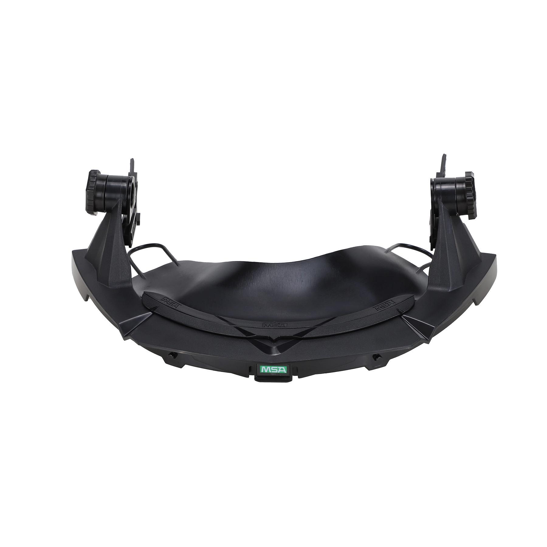 MSA V-Gard® 10154622 Frame, For Use With Slotted Full-Brim Caps, Polycarbonate, Black, ANSI/ISEA Z87.1-2015, CSA Z94.3