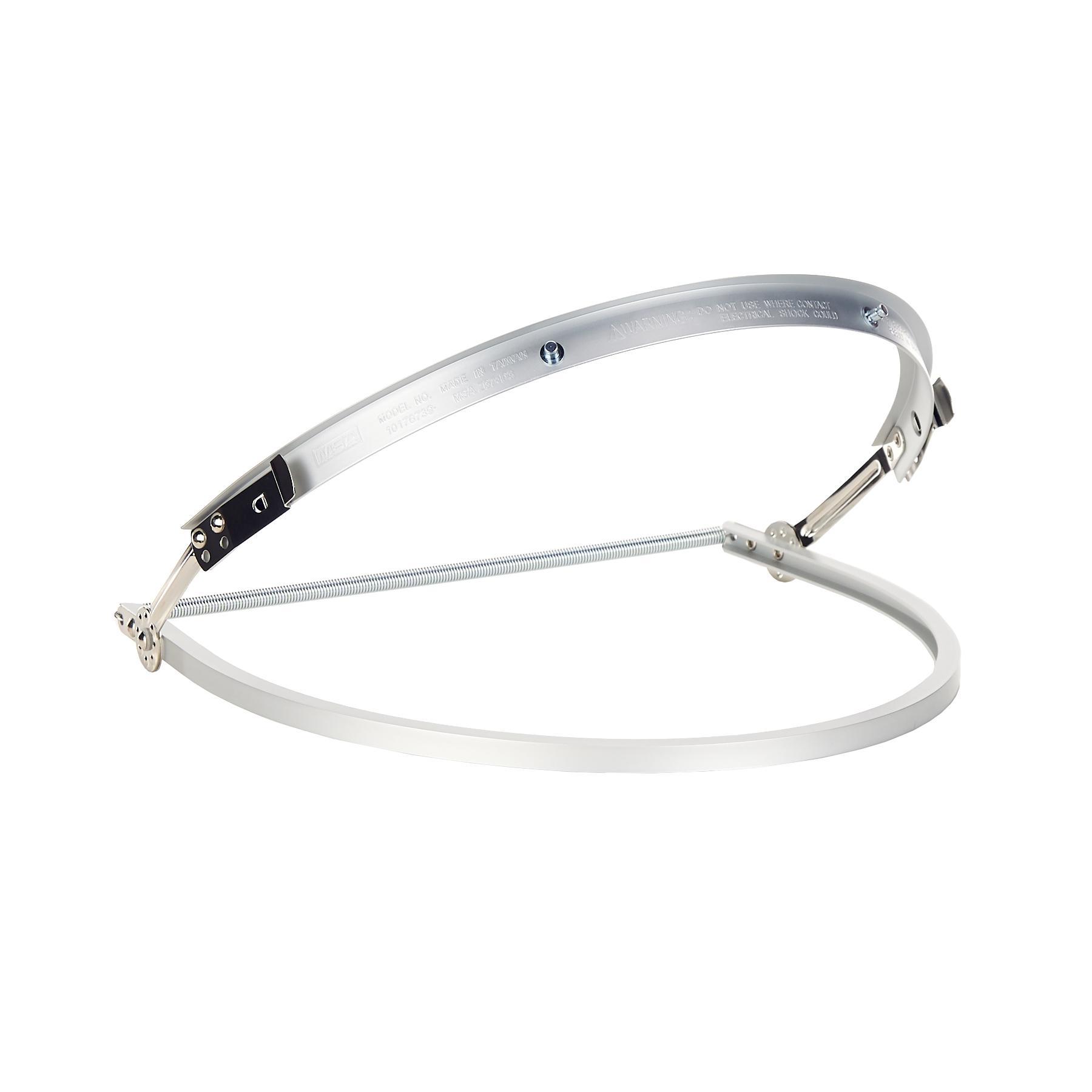 MSA V-Gard® 10176739 Frame, For Use With Full-Brim Hard Hats, Anodized Aluminum, ANSI/ISEA Z87.1-2015, CSA Z94.3