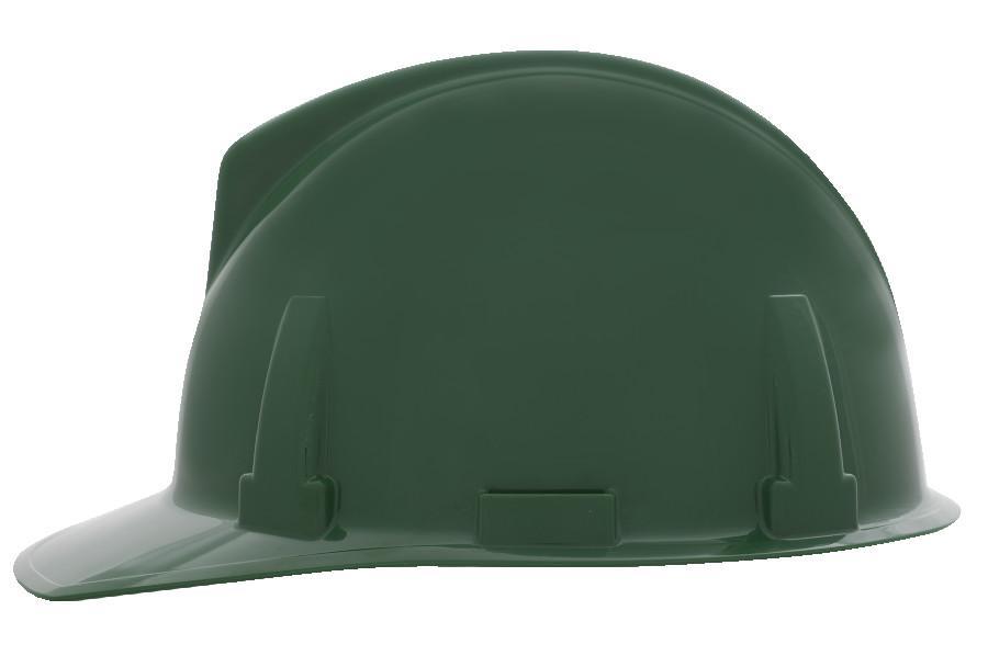 MSA Topgard® 454726 Cap Style Hard Hat, 6-1/2 Fits Mini Hat, 8 Fits Max Hat, Polycarbonate, 4-Point 1-Touch® Suspension, ANSI Electrical Class Rating: Class E, ANSI Impact Rating: Type I, Pin Lock Adjustment