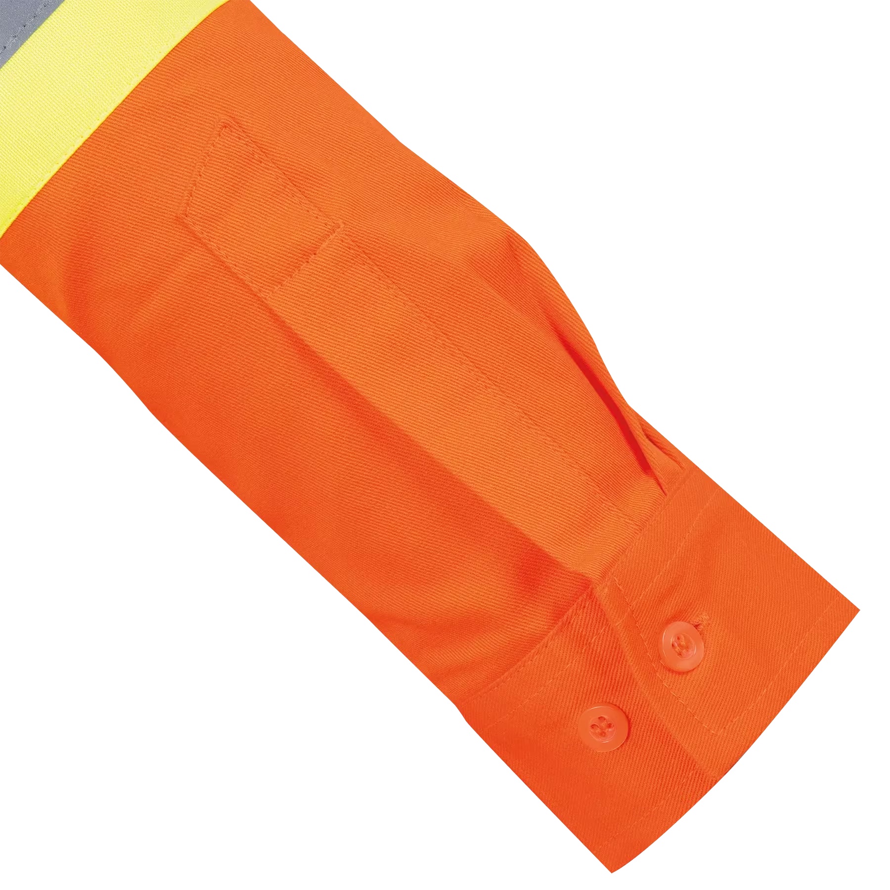 PIONEER® V2121250 Long Sleeved Safety Shirt, Women's, Hi-Vis Orange, Cotton