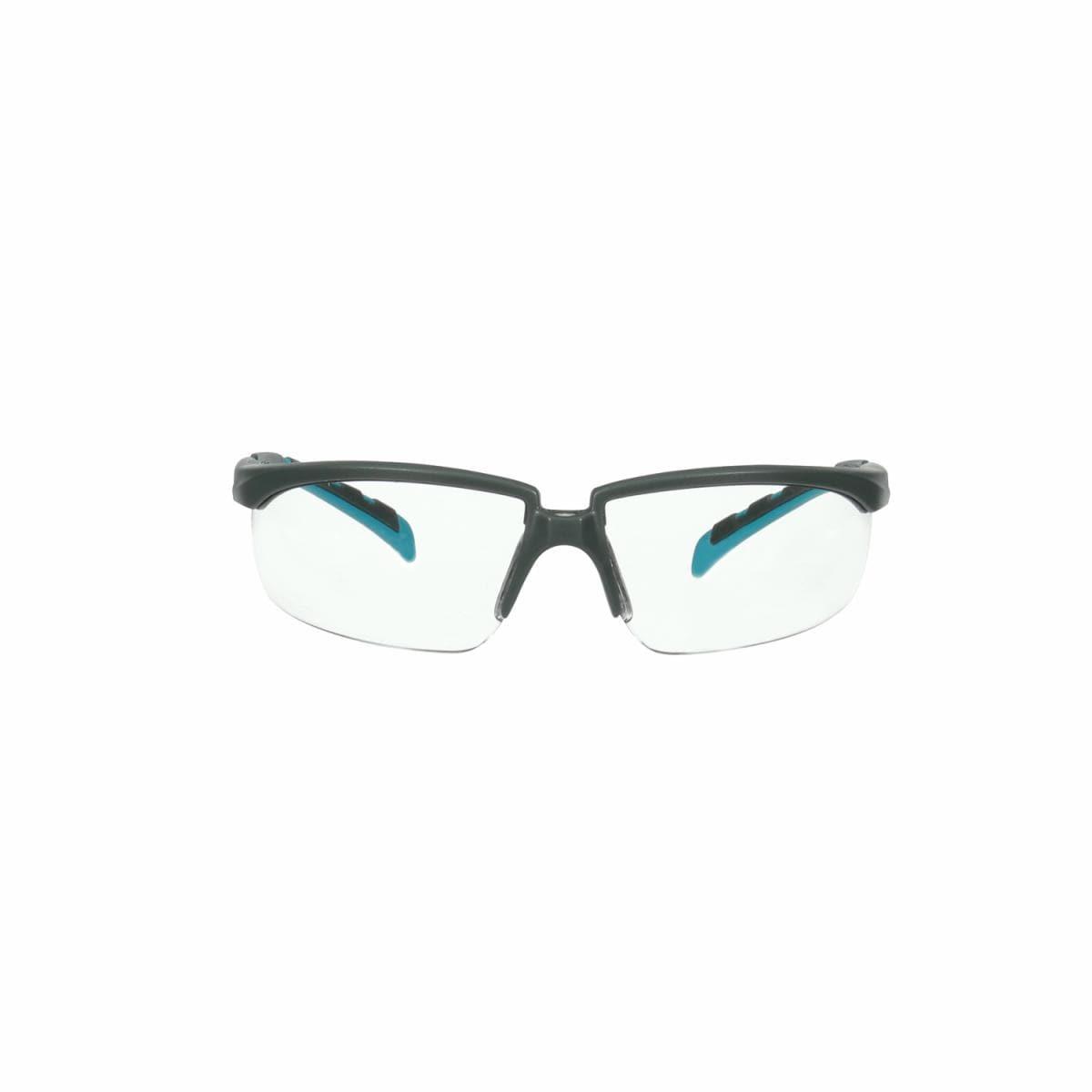 Solus™ 7100203178 2000 Premium Eyewear, Anti-Fog/Anti-Scratch, Clear Lens, Half-Frame Frame, Gray, Plastic Frame, Polycarbonate Lens, ANSI Z87.1-2015