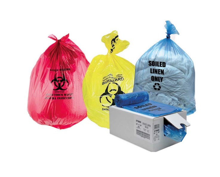 W. Ralston 628805 6000 Healthcare Isolation Bag, 38 in L x 30 in W, Yellow