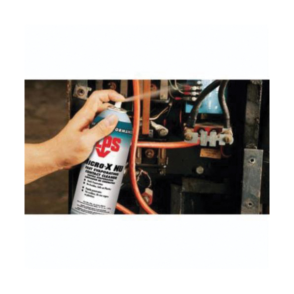 LPS® 06616 Micro-X NU Fast Evaporating Contact Cleaner, 16 oz Aerosol Can, Liquid, Clear/Water White, Mild