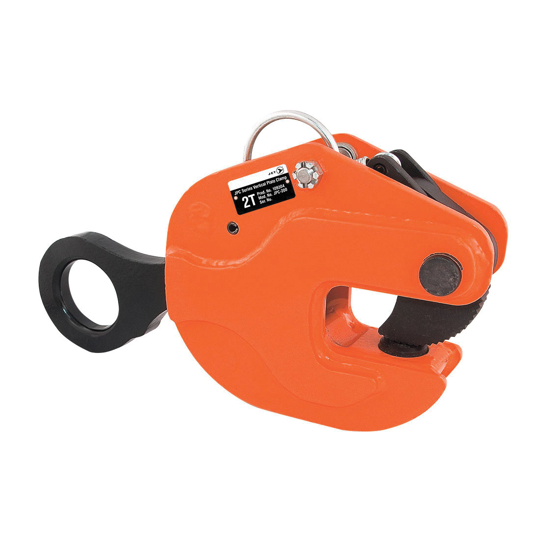 JET 109304 Sumo Heavy Duty Plate Clamp, 2 ton Load, 0 to 1-3/16 in Jaw Opening, Steel, Safety Lock Locking