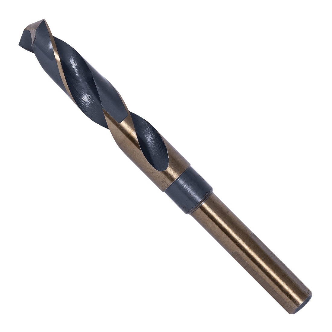 JET JET-KUT® 571237 B & G Premium Prentice Drill Bit, 37/64 in Drill - Fraction, 14.6837 mm Drill - Metric, 0.5781 in Drill - Decimal Inch, 135 deg Point, M2 HSS, Black Oxide/Gold