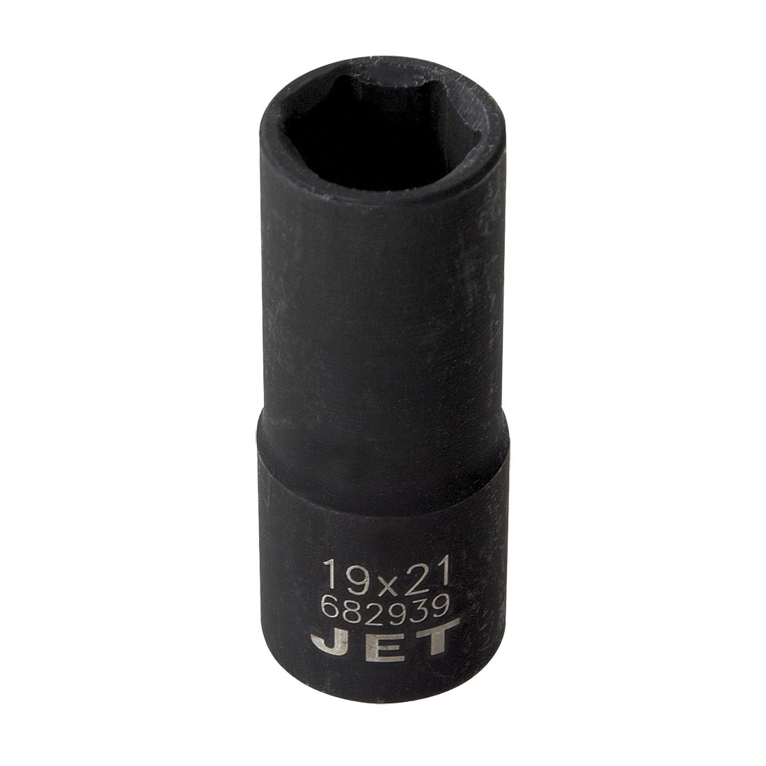 JET 682938 Extra Thin Wall Flip Impact Socket, 1/2 in, 3/4 x 13/16 in Hex Socket, 6 Points