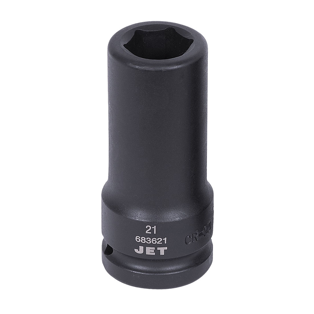 JET 683621 Impact Socket, 3/4 in, 21 mm Deep Socket, 6 Points