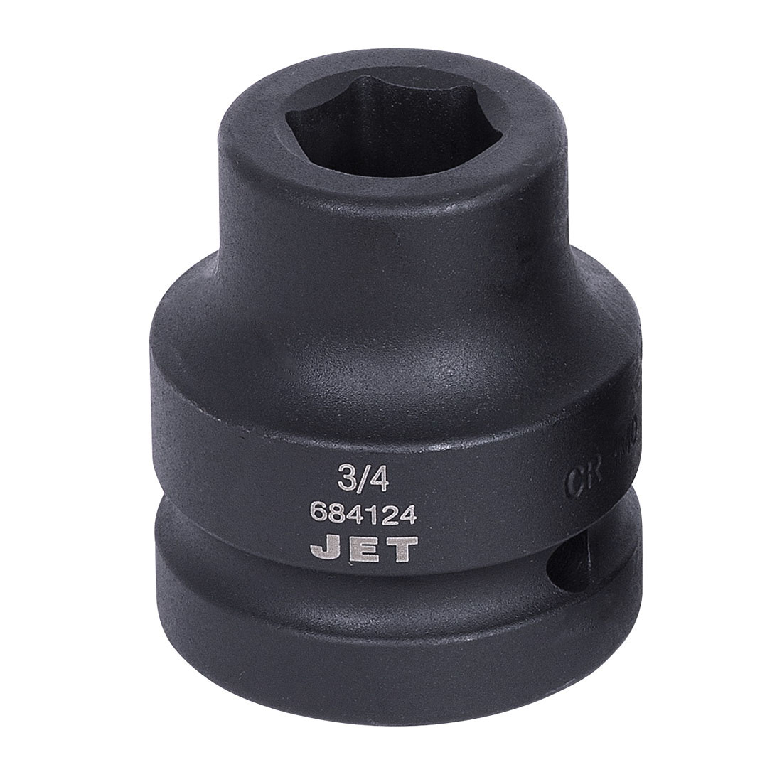 JET 684124 Impact Socket, 1 in, 3/4 in Regular Socket, 6 Points
