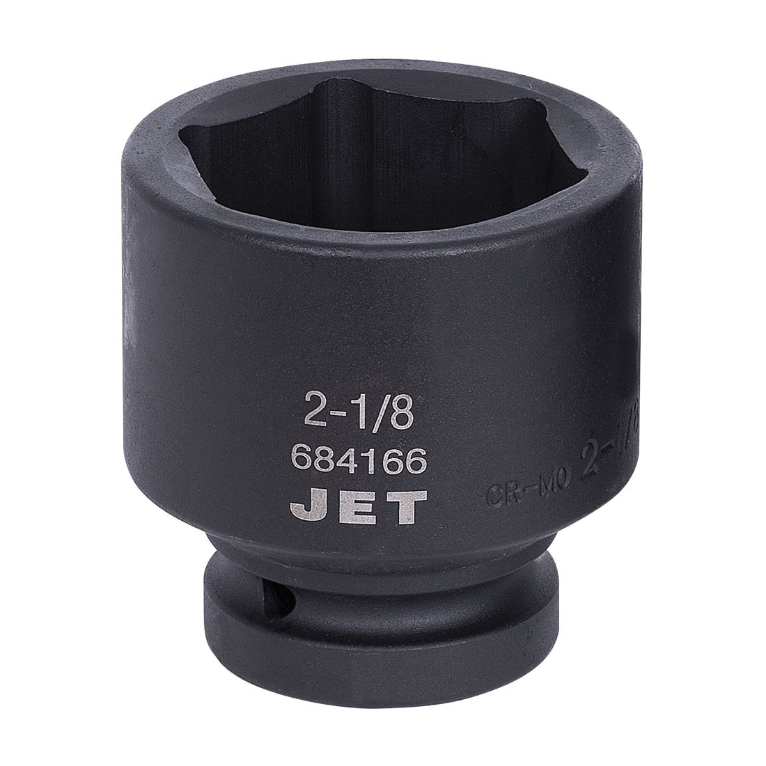 JET 684166 Impact Socket, 1 in, 2-1/8 in Regular Socket, 6 Points