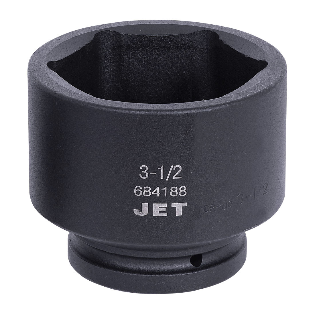 JET 684188 Impact Socket, 1 in, 3-1/2 in Regular Socket, 6 Points