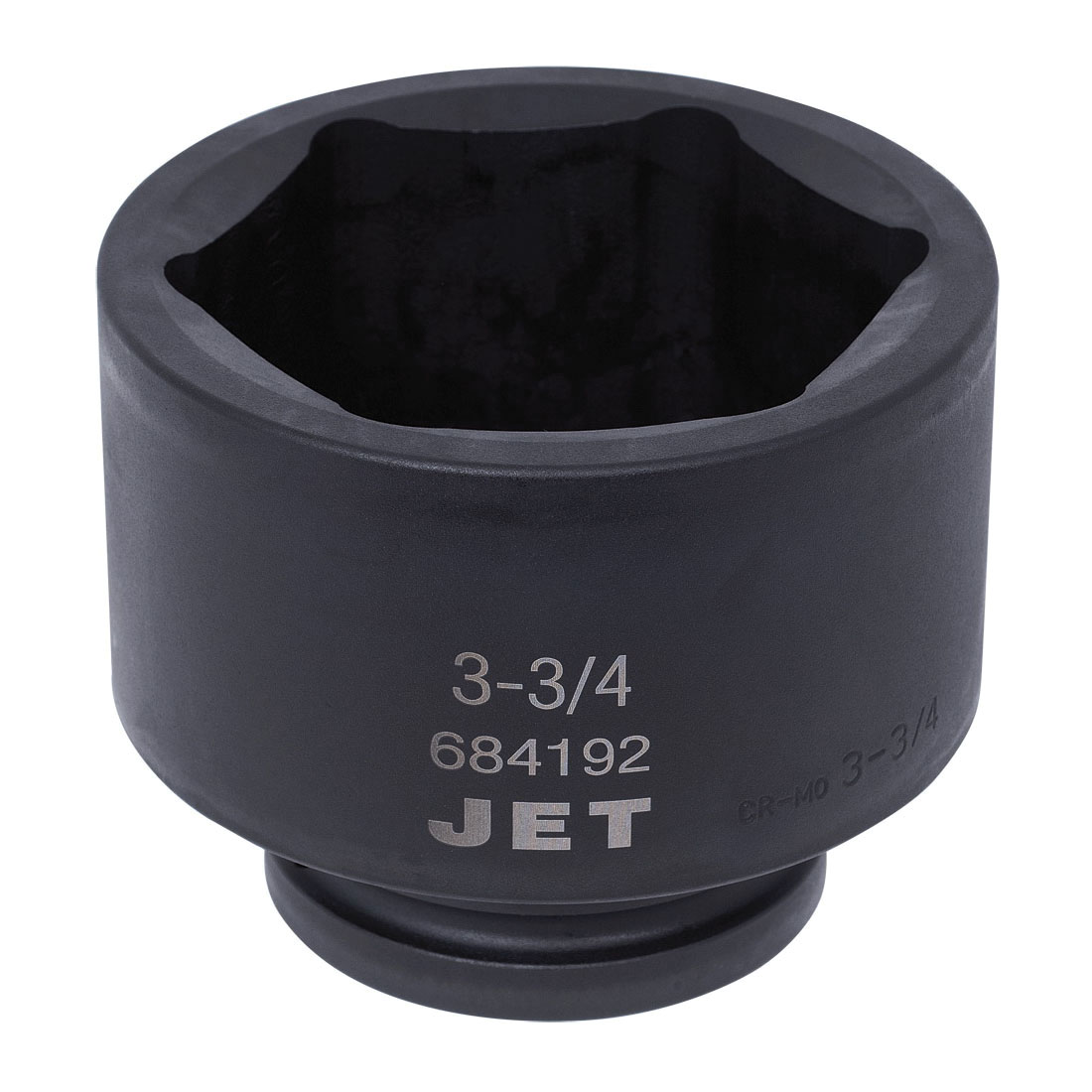 JET 684192 Impact Socket, 1 in, 3-3/4 in Regular Socket, 6 Points