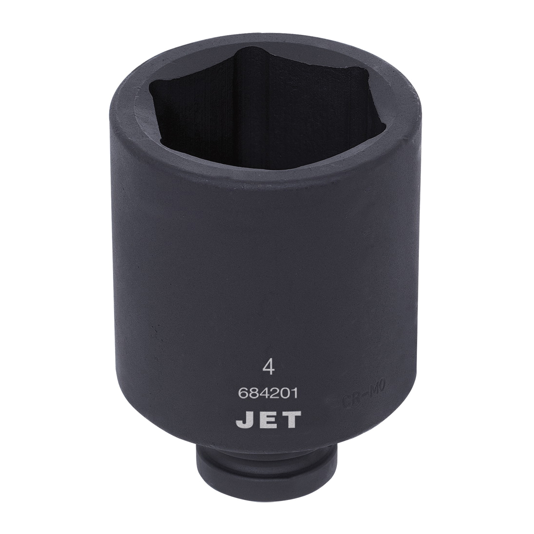 JET 684201 Impact Socket, 1 in, 4 in Deep Socket, 6 Points