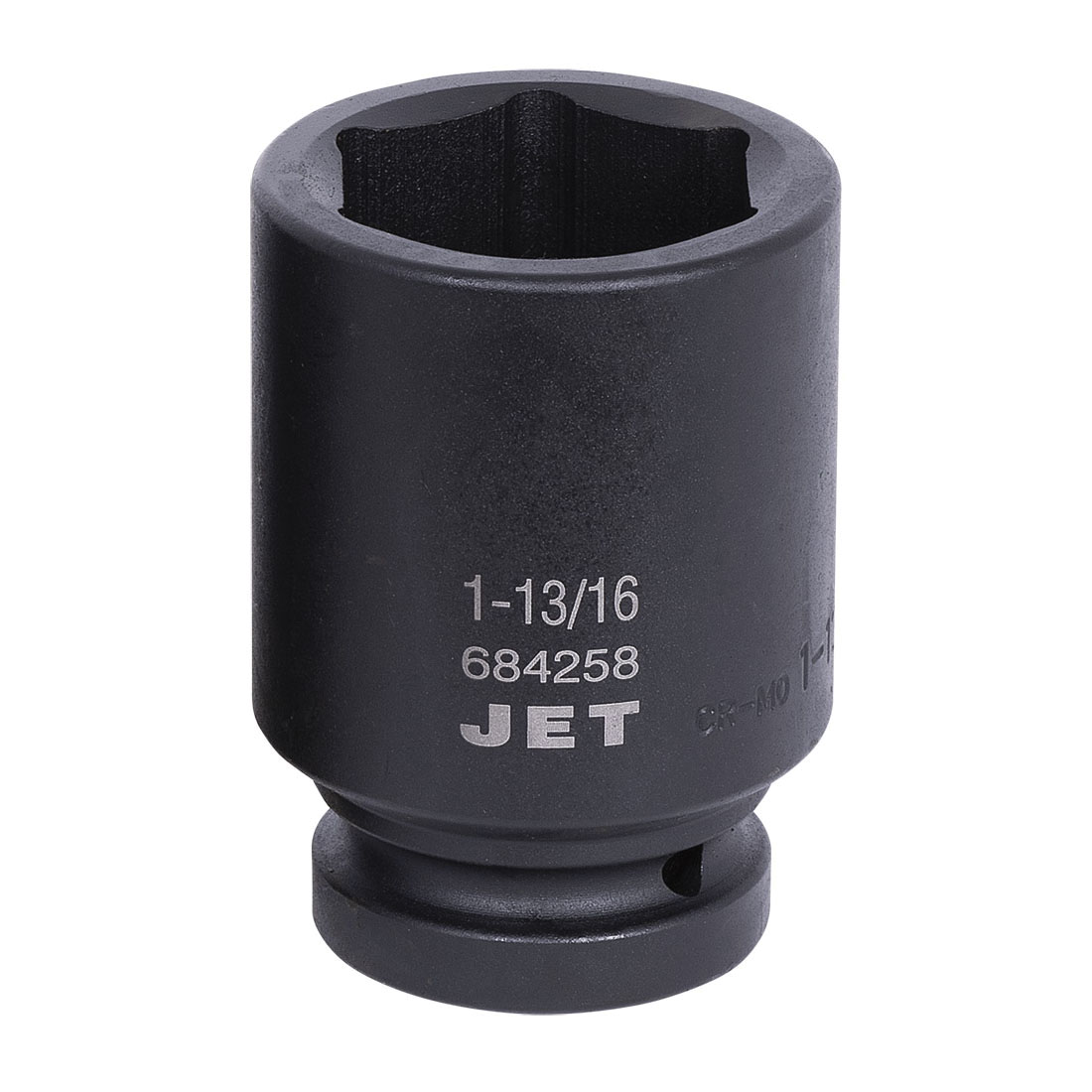 JET 684258 Impact Socket, 1 in, 1-13/16 in Deep Socket, 6 Points