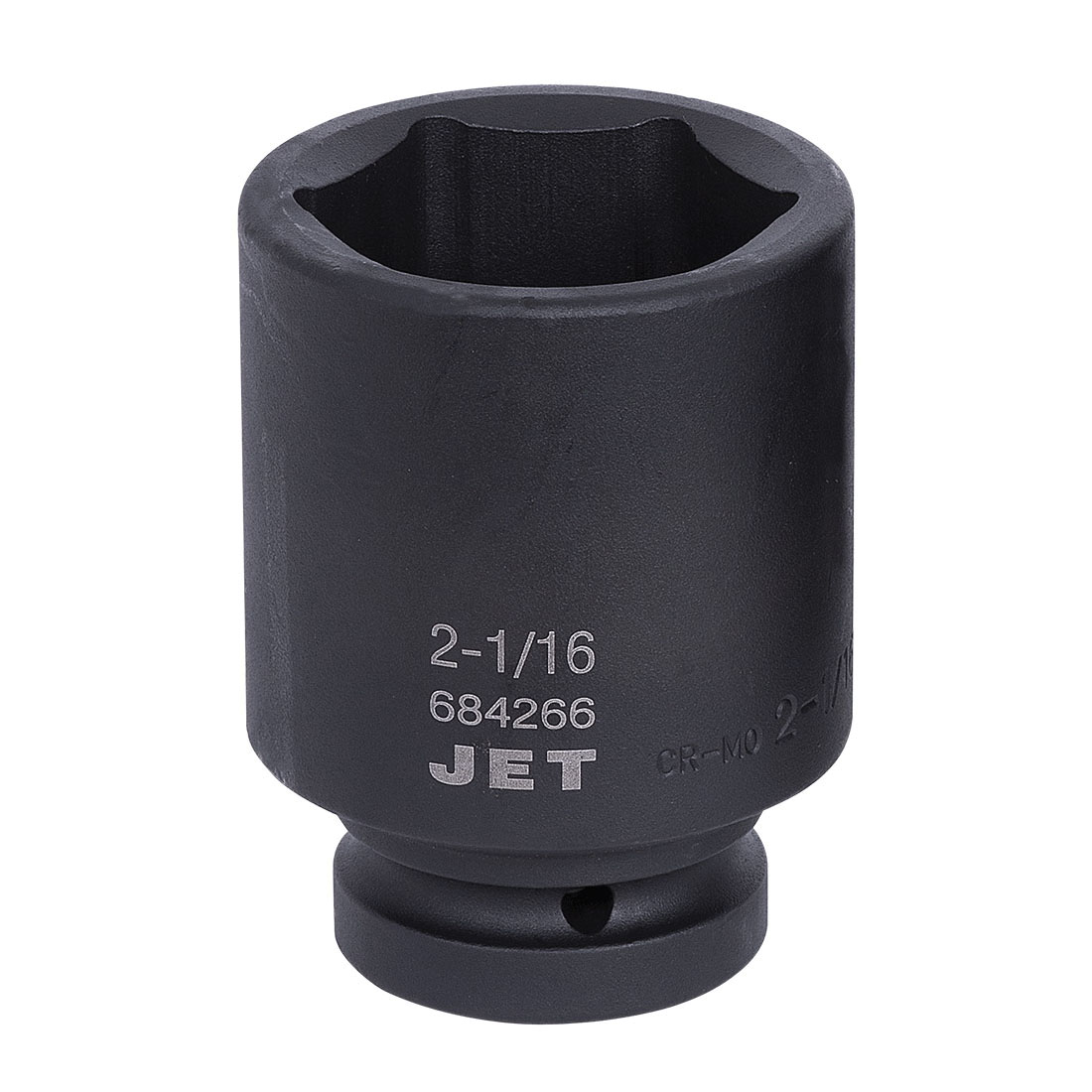 JET 684266 Impact Socket, 1 in, 2-1/16 in Deep Socket, 6 Points