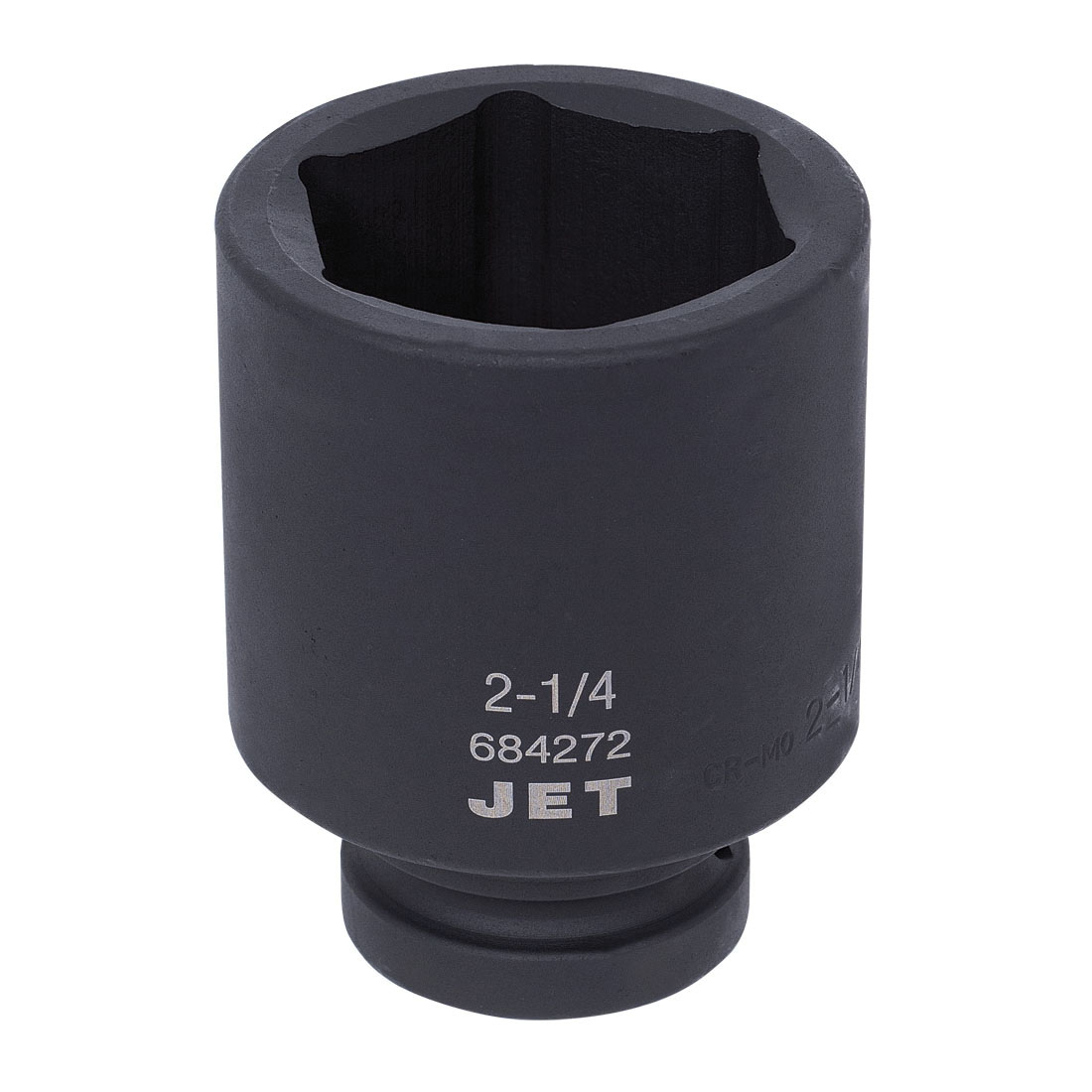 JET 684272 Impact Socket, 1 in, 2-1/4 in Deep Socket, 6 Points