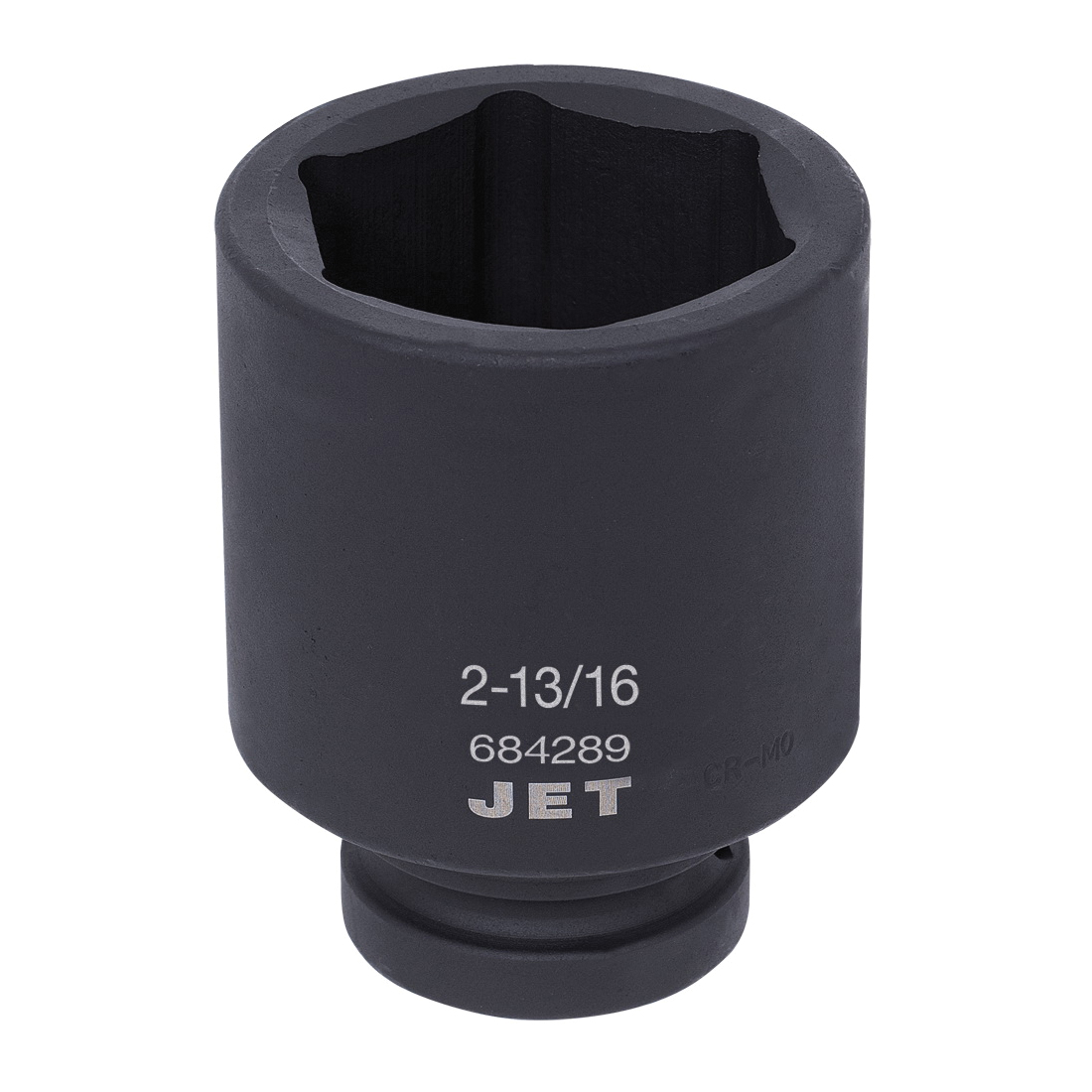 JET 684289 Impact Socket, 1 in, 2-13/16 in Deep Socket, 6 Points