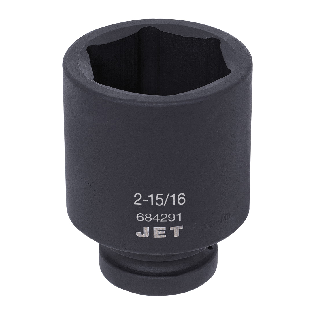 JET 684291 Impact Socket, 1 in, 2-15/16 in Deep Socket, 6 Points