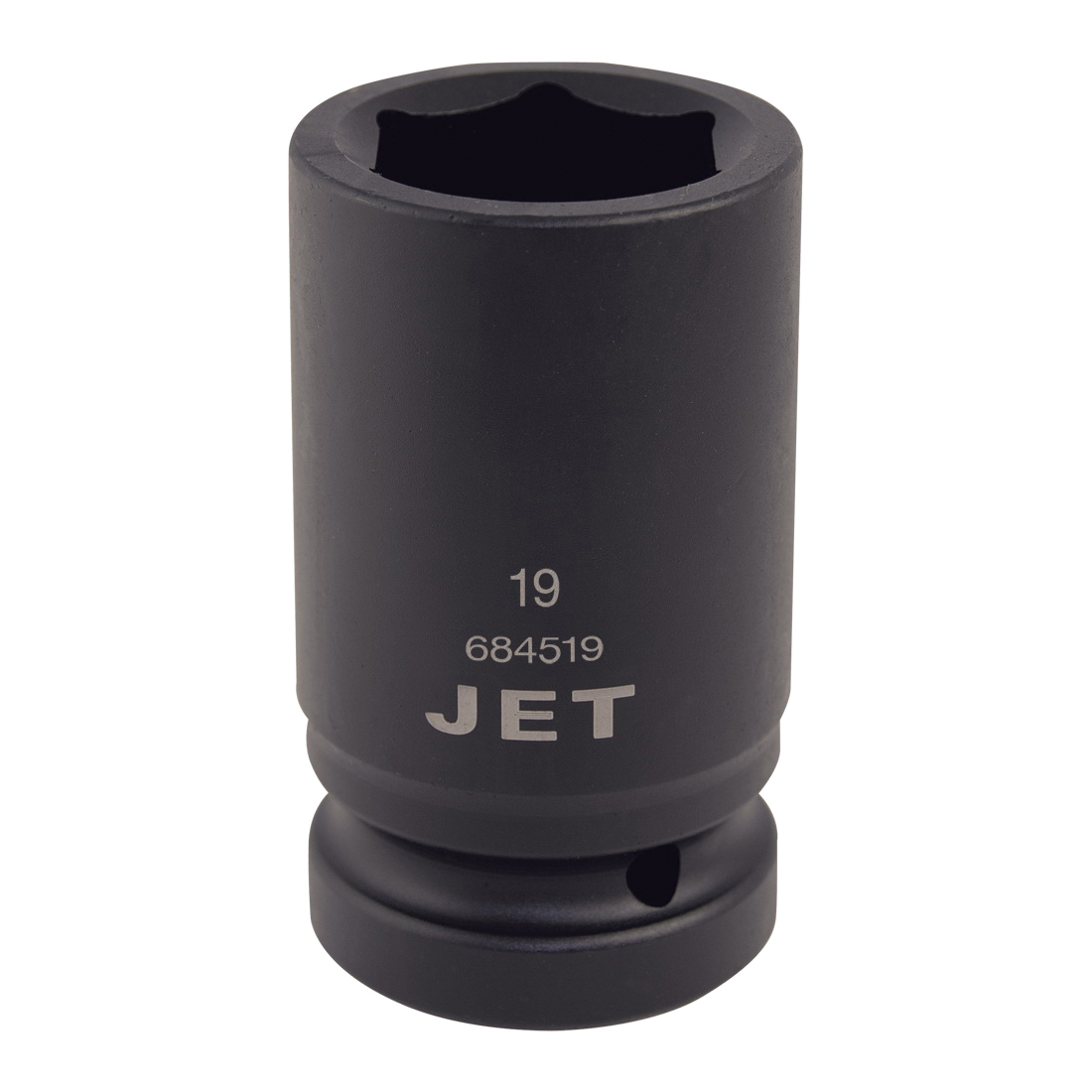 JET 684519 Impact Socket, 1 in, 19 mm Regular Socket, 6 Points
