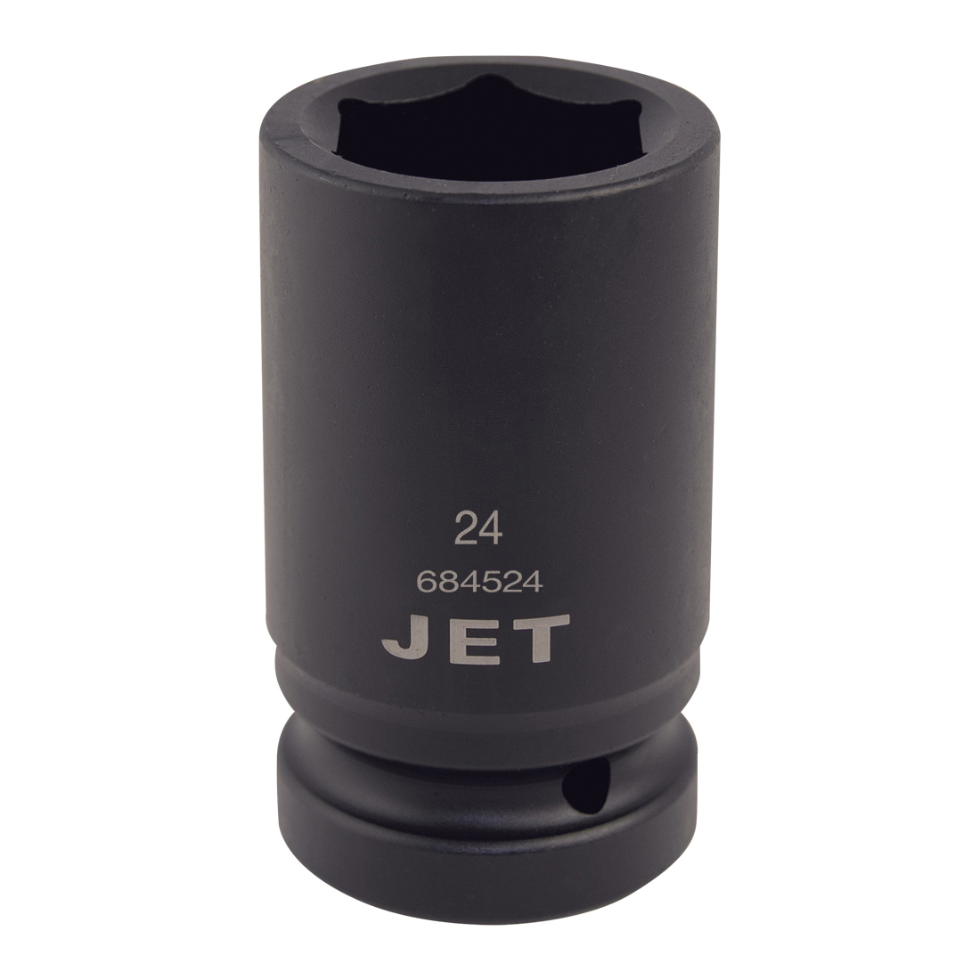 JET 684524 Impact Socket, 1 in, 24 mm Regular Socket, 6 Points