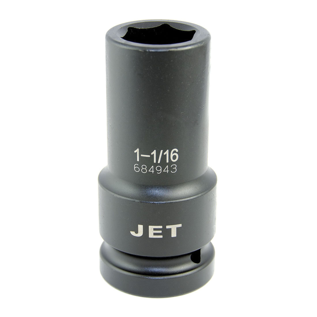 JET 684943 Budd Wheel Extra Thin Wall Impact Socket, 1 in, 1-1/16 in Deep Socket, 6 Points