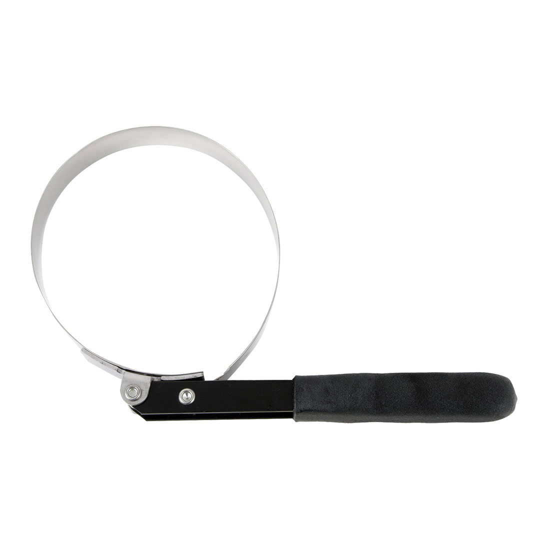 JET H1014 Band Type Non-Swivel Handle Oil Filter Wrench, 4-3/4 to 5-1/8 in Capacity, Stainless Steel/Steel