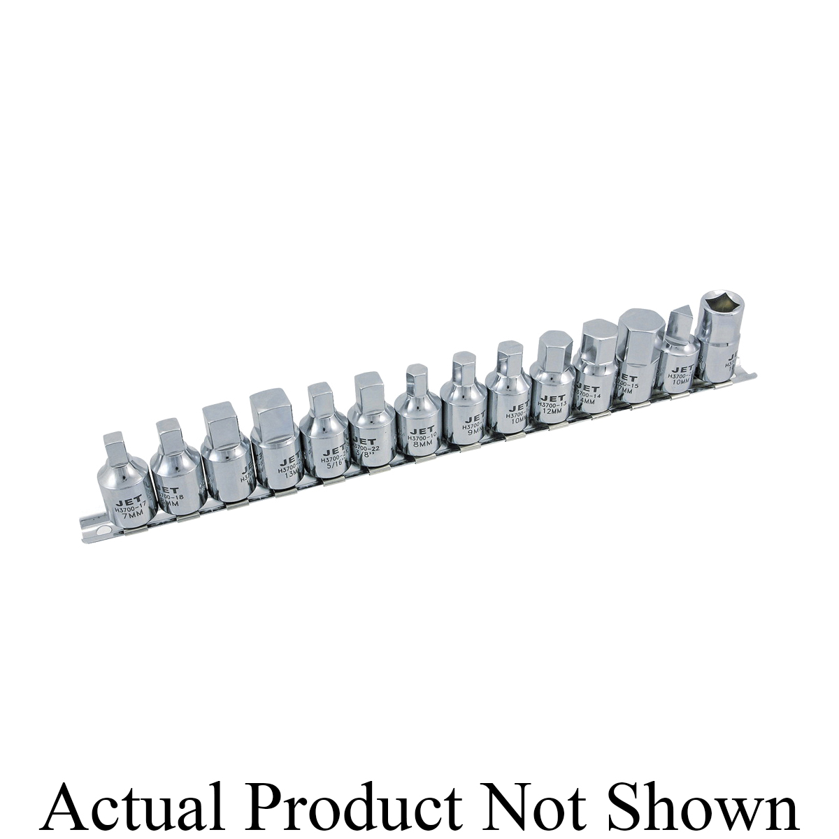 JET H3700-14 Oil Drain Plug Socket, 3/8 in, 14 mm Hex Socket