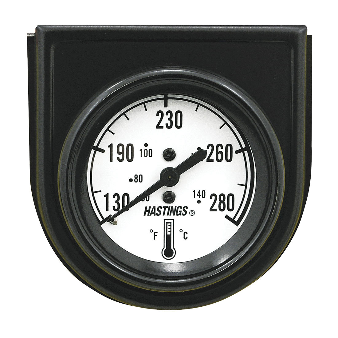 JET HTA1834 Mechanical Temperature Gauge Kit, 130 to 280 deg F, 2-1/16 in Dia Dial