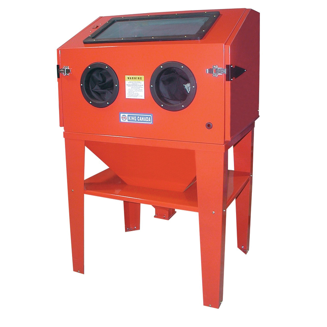 King Canada KSB-350 Sandblast Cabinet With Dual Access Door, 17-1/2 in H x 26-3/4 in W, 59 in H x 26-3/4 in W