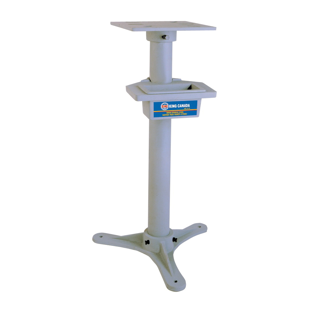 King Canada SS-150 Bench Grinder Stand, For Use With KC-690, KC-690L, KC-890 and KC-895LS Bench Grinder, 32-3/4 in H, Cast Iron