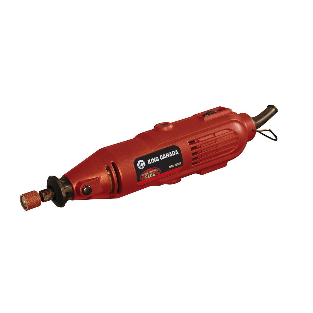 King Canada 8353N Adjustable Rotary Tool Kit, 120 V, 8000 to 30000 rpm Speed