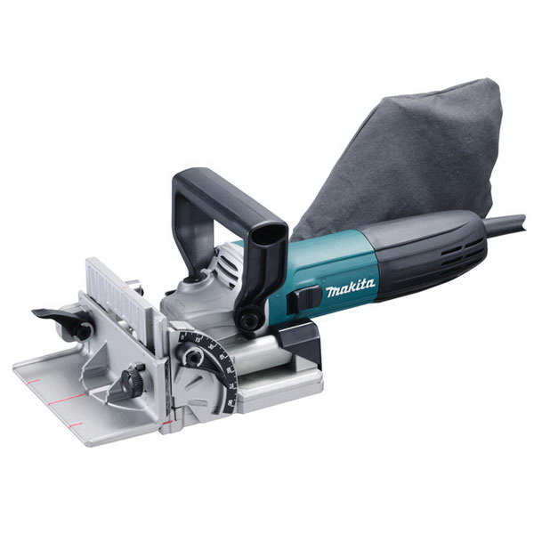Makita® PJ7000 Corded Compact Lightweight Plate Joiner, 3/4 in Depth of Cut, 11000 rpm Speed, 120 VAC, 5.6 A, 0/45/90 deg Tilting Angle