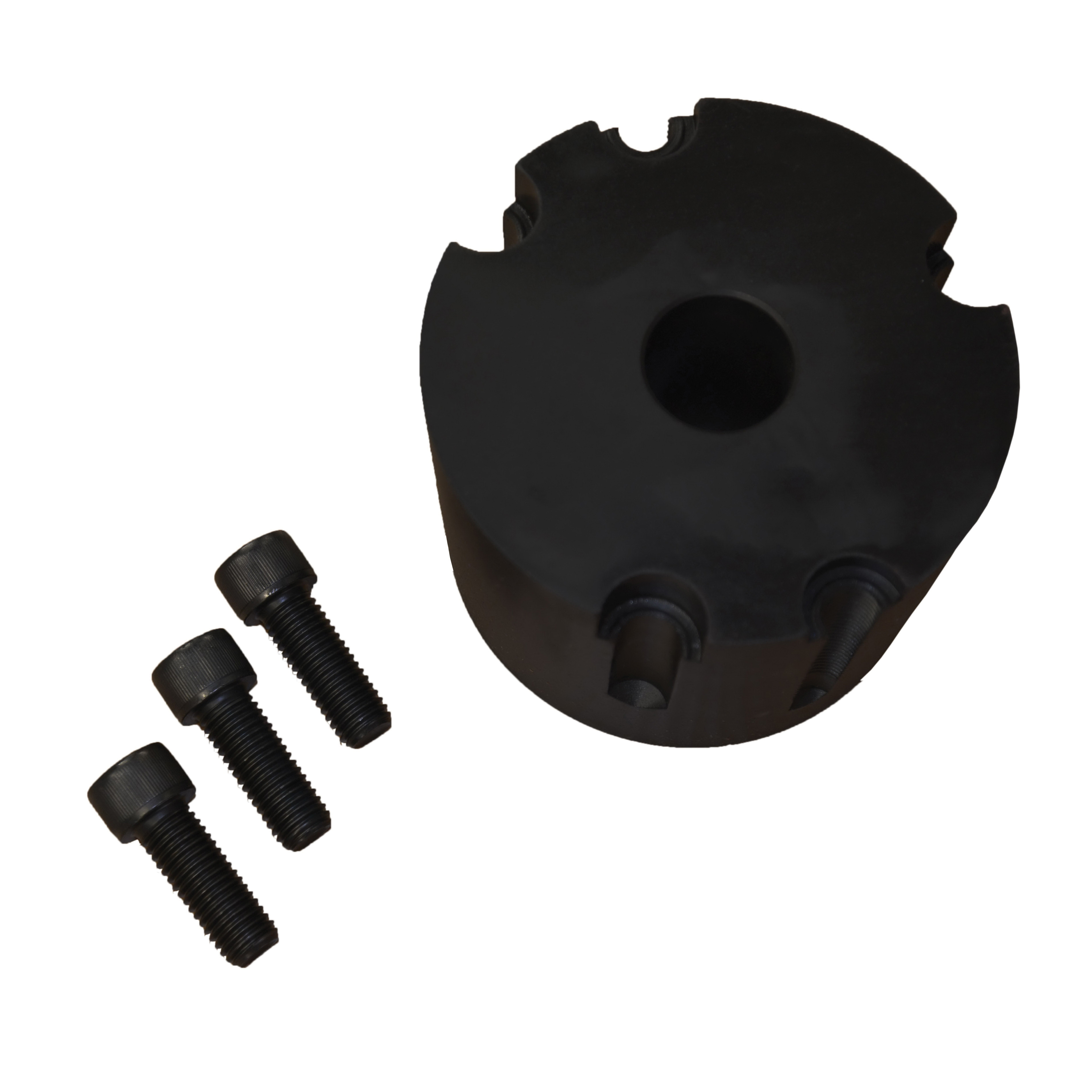 Martin 2517-SSBLK 1/2 Reborable Taper Lock Bushing, 1/2 in Dia Bore, 3-3/8 in Dia Barrel, 1-3/4 in OAL, Stainless Steel