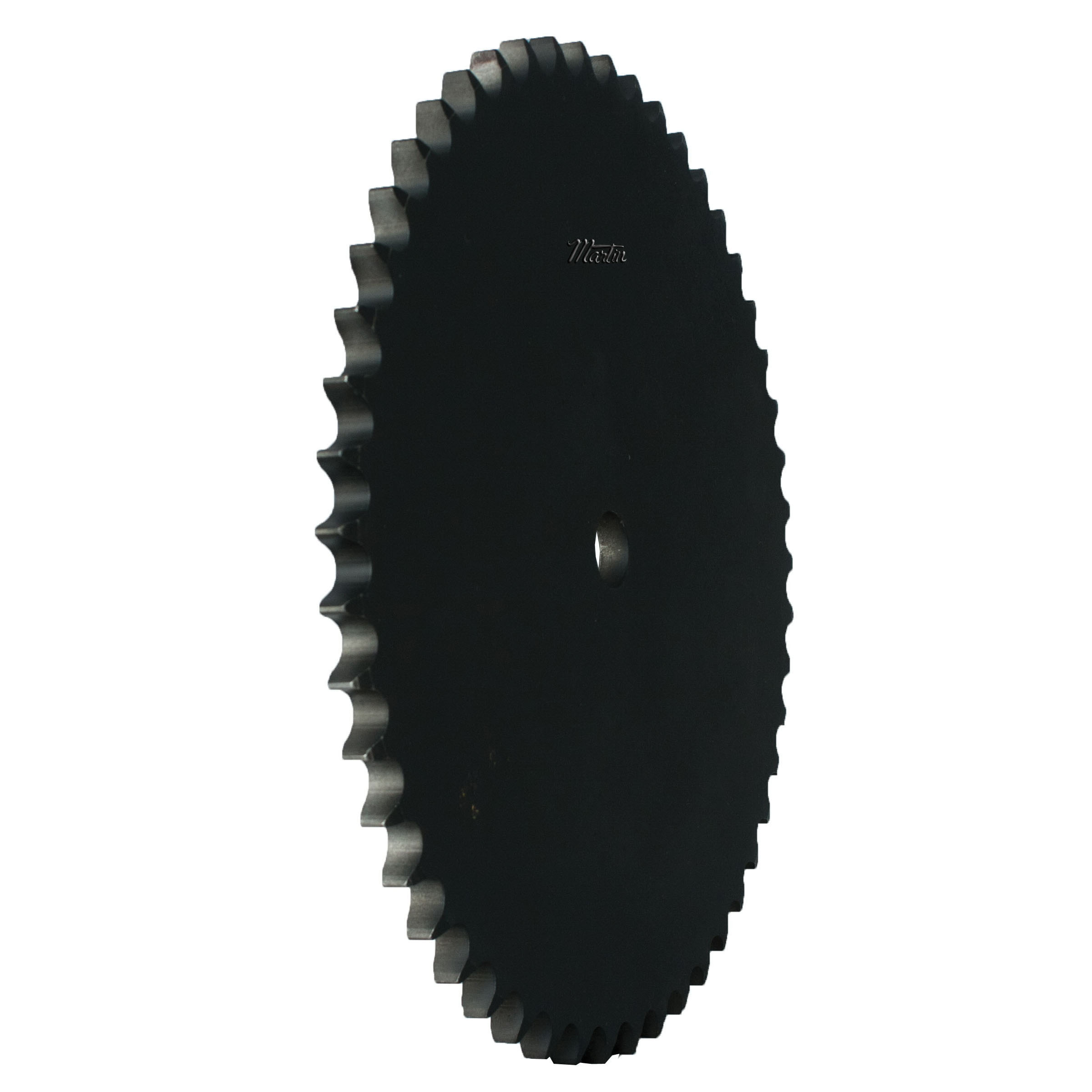 Martin 80A44 Type A Single Strand Solid Reboreable Roller Chain Sprocket, 1.25 to 12.952 in Dia Bore, 14.582 in OD, #80 Chain, 44 Teeth, 1 in Pitch, Steel