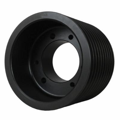 Martin Hi-Cap® 10 5V 1090 F Solid Type A-1 Wedge Stock Sheave, 1 to 4 in QD® Bushed Bore, 10.9 in OD, 10 Grooves, 10.8 in Dia Pitch, 7.188 in W Face